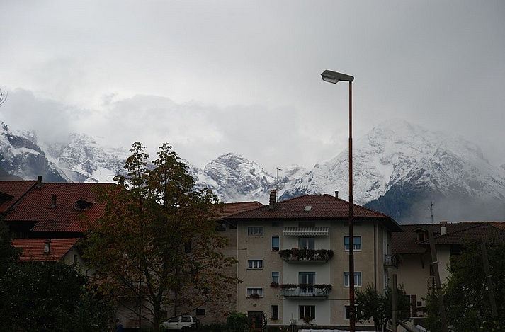 Fresh snow during the first campaign on September 15th, 2008