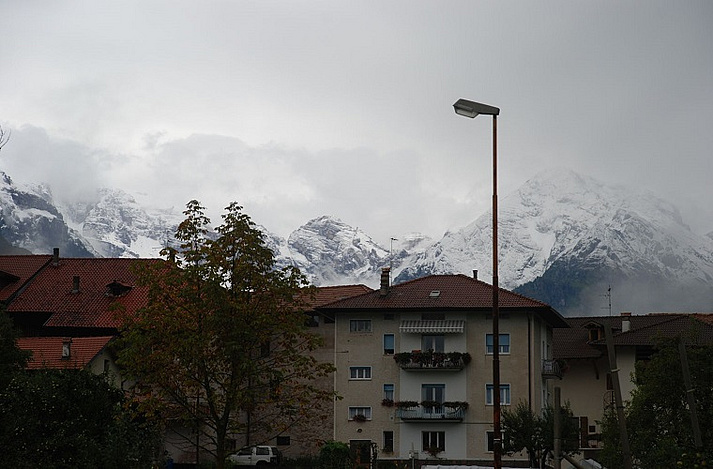 Neuschnee während der ersten Kampagne am 15. September 2008